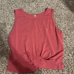 Women's Pink Tank Top/Crop Top